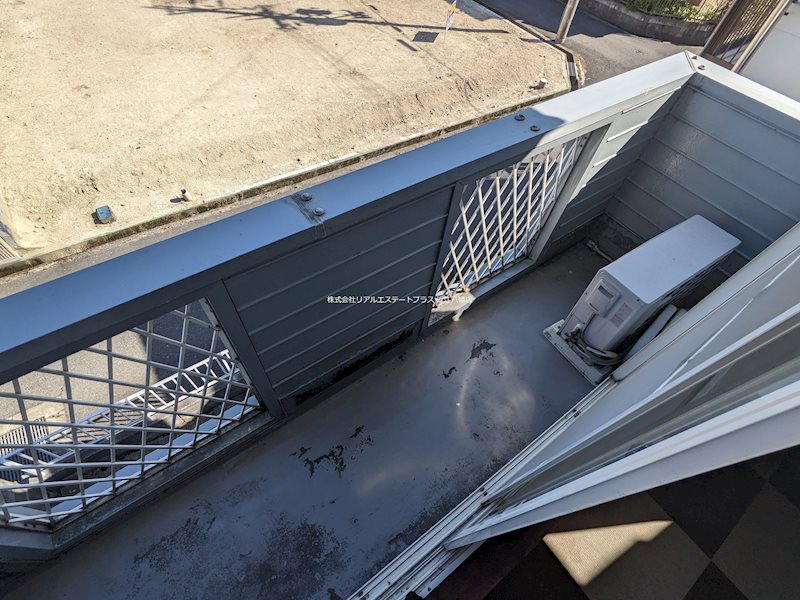 五個荘団地３貸家 ベランダ