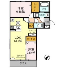カーサ近江富士 間取り