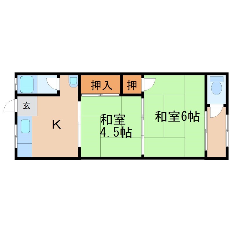 一本松アパート 間取り