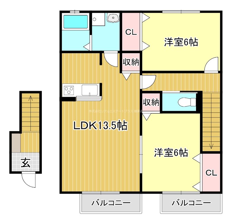 モンソレーユ A203号室 間取り