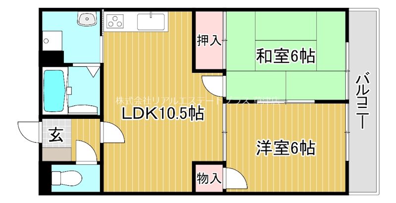 シビマンション 302号室 間取り