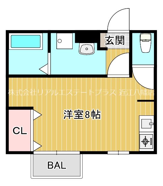セイコウハイツ 201号室 間取り