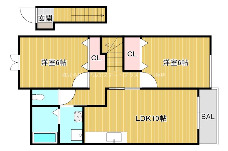 ランジェ・ドゥ・スリジエ Ⅲ203号室 間取り