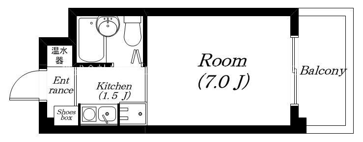 レジデンス八日市 間取り図