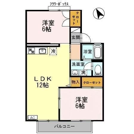 グリーンアベニューA 間取り