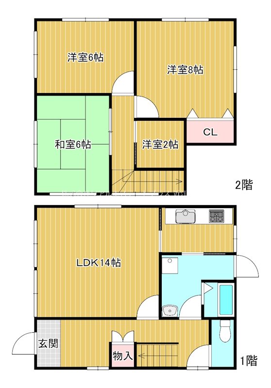 土田町H邸 間取り