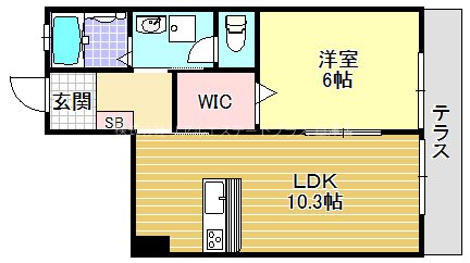 エルメゾン栗東 間取り