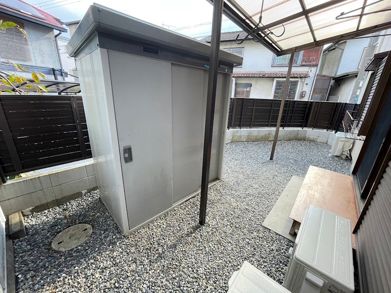 野洲市栄貸家 ベランダ
