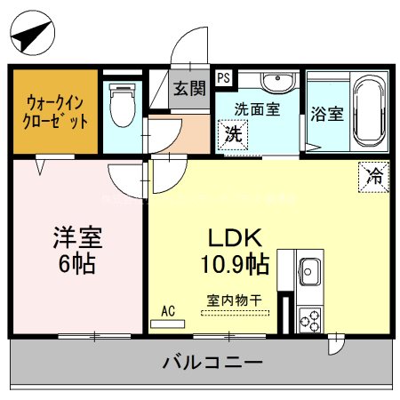 メゾンヴィラ栗東 202号室 間取り
