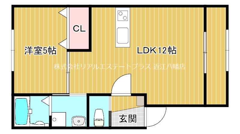 フォアール千僧供町 103号室 間取り