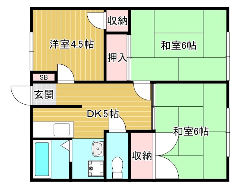 ウェルネスハイツ 間取り