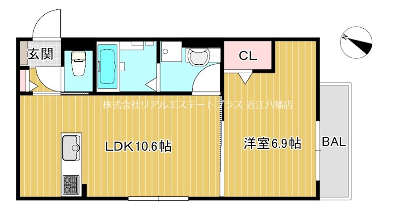 マハロ 103号室 間取り