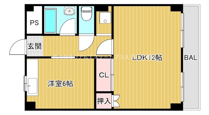 浅田センチュリーマンションⅠ 206号室 間取り