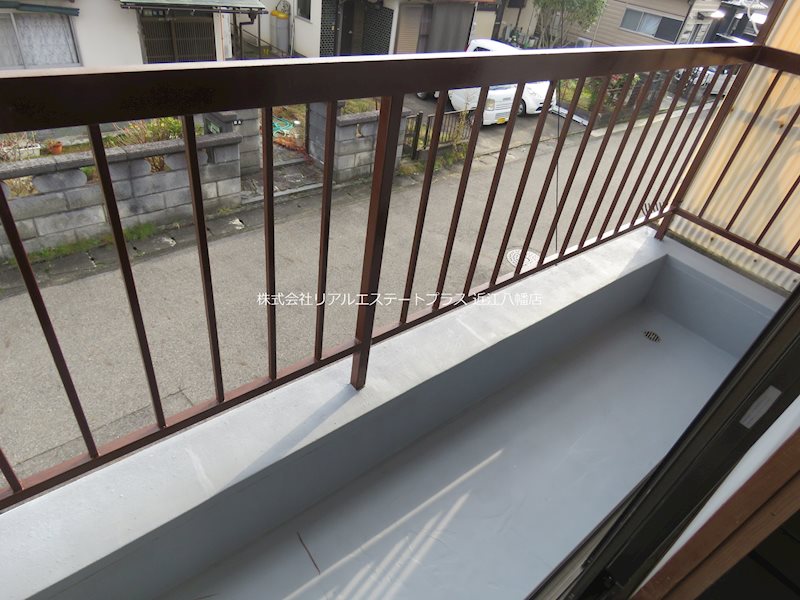 近江八幡市上田町　戸建貸家 ベランダ