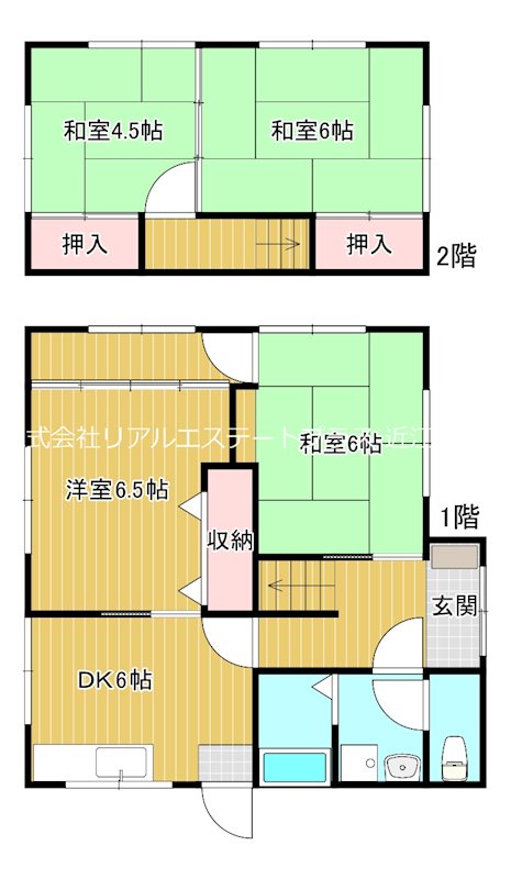 野村邸借家V 間取り