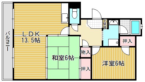 フェリカ葉山 302号室 間取り