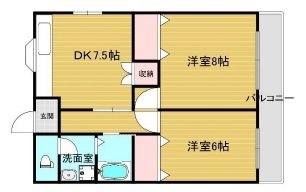 ジョイメゾン21 201号室 間取り