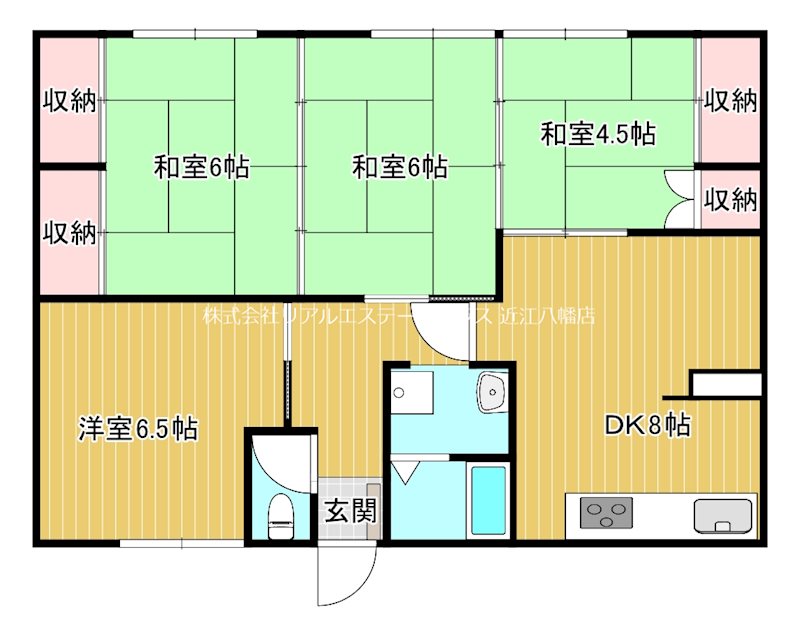 前川ハイツ 100号室 間取り