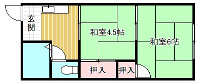 風林荘 5 間取り図