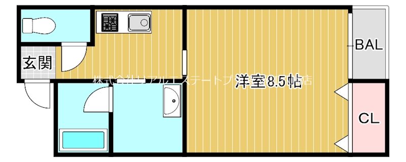ナウリヴィエールⅠ 202号室 間取り