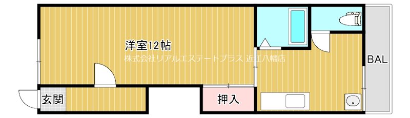 敷島第2マンション 203号室 間取り