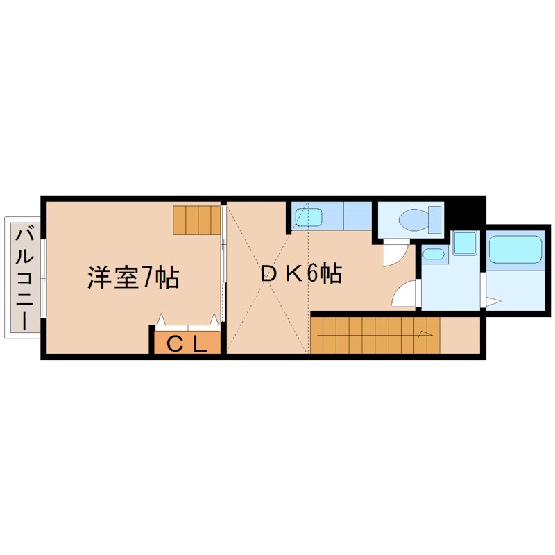 シダーコンフォール弐番館 207号室 間取り