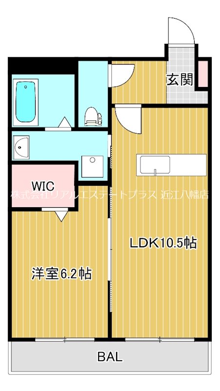 オーガスタ 105号室 間取り