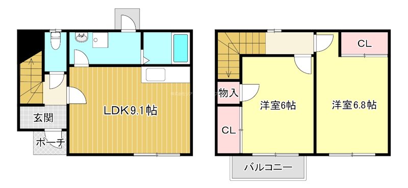 Branche1043 5号室 間取り