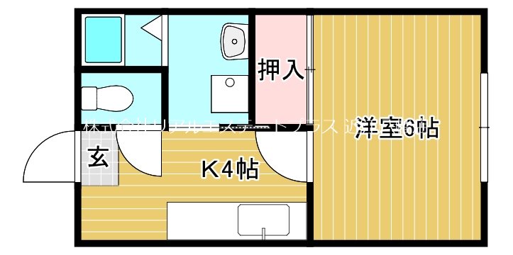 グリーンヒルズ 2A号室 間取り