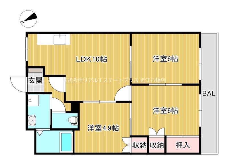 ルミナスB・L・D 201号室 間取り