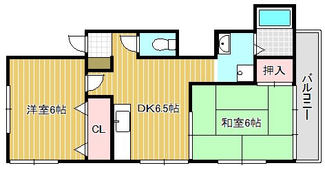 ユウユウハイツ 201号室 間取り