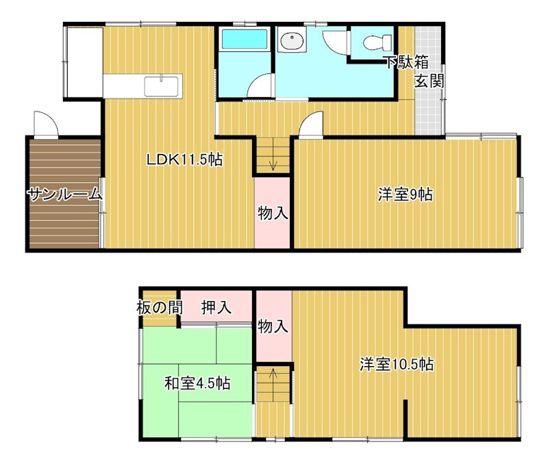 柳町貸家 間取り