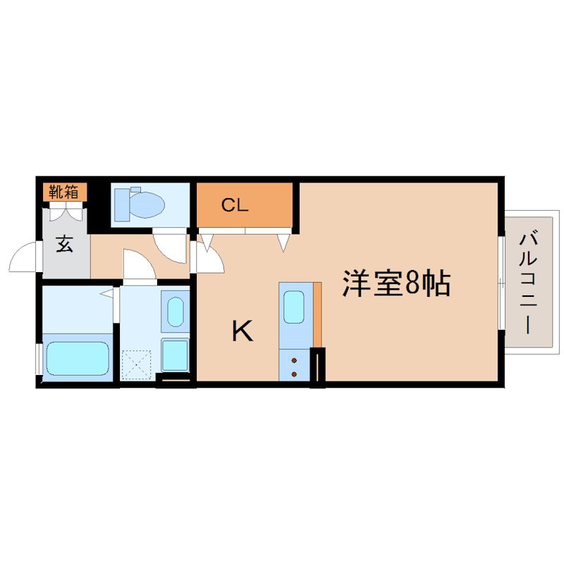 ファーストステージ 103号室 間取り
