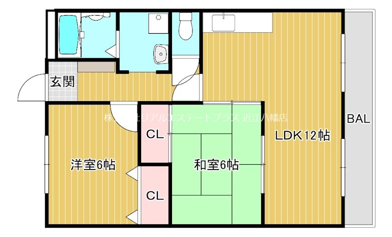 グランシャリオ1番館 203号室 間取り