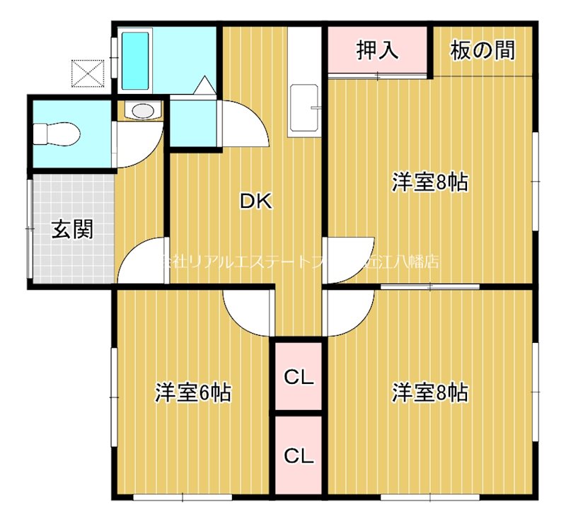 札の辻借家 間取り