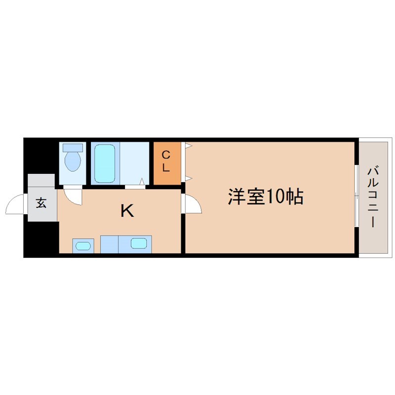 マイリーアン 404号室 間取り