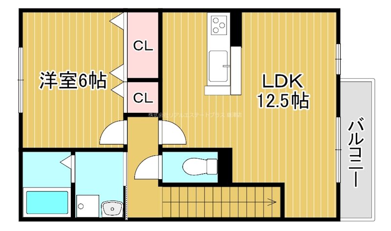 サンガーデン一橋 Ｃ202号室 間取り