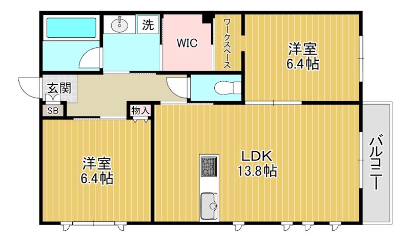 シャーメゾン・K 間取り