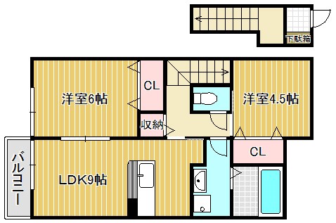 グレースコートⅠ番館 間取り