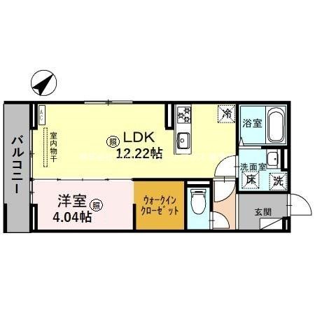 AL 303号室 間取り