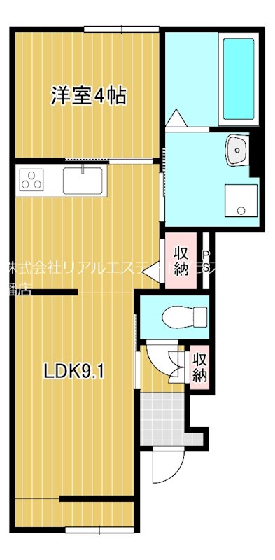 サチクル石塚 103号室 間取り