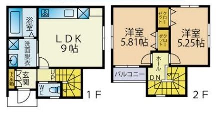 乙窪戸建 間取り