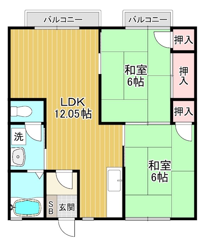 アビタ吉身Ａ 間取り