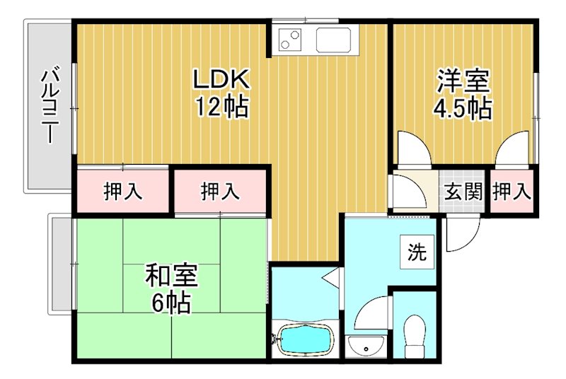 アビタ吉身Ａ 間取り