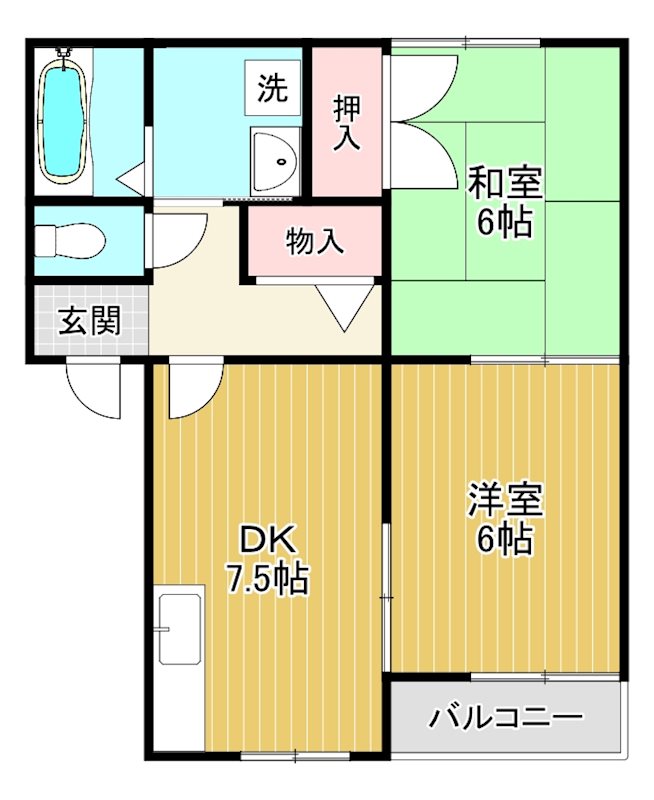 ハイツイーグル 間取り