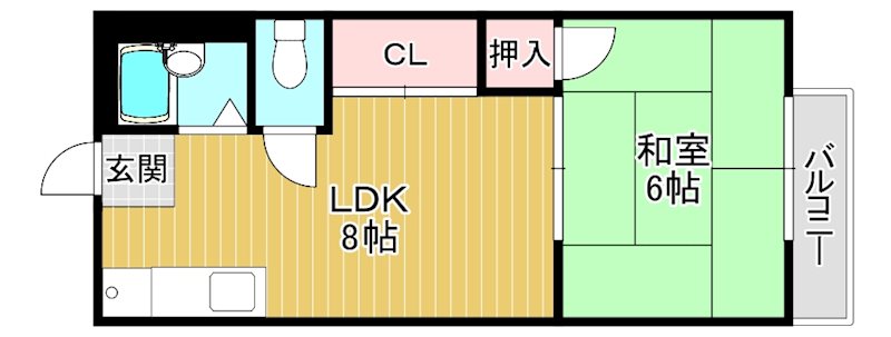 プラザエイト  間取り