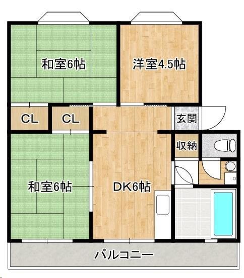 パインリーフ栗東 間取り