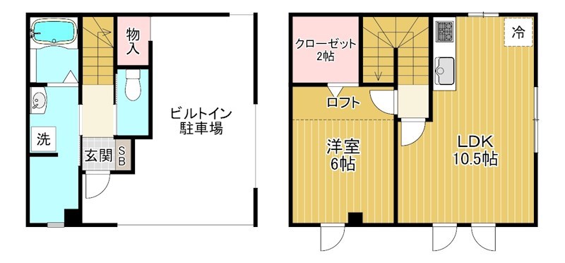 Park Heim Asahi Ⅳ  102号室 間取り