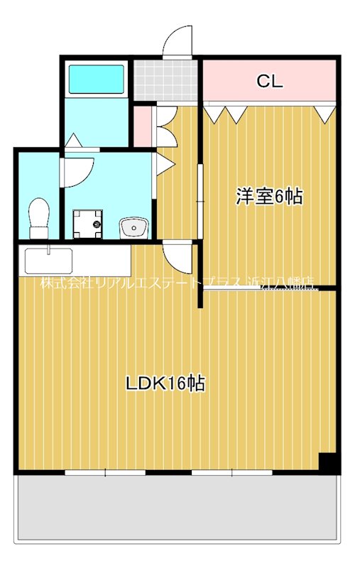 タイハイツ桜宮  435号室 間取り