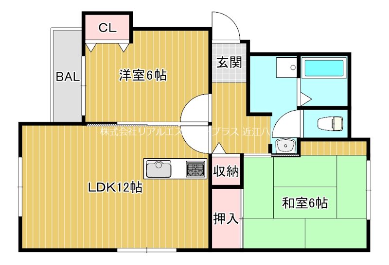 平和マンションⅠ  305号室 間取り